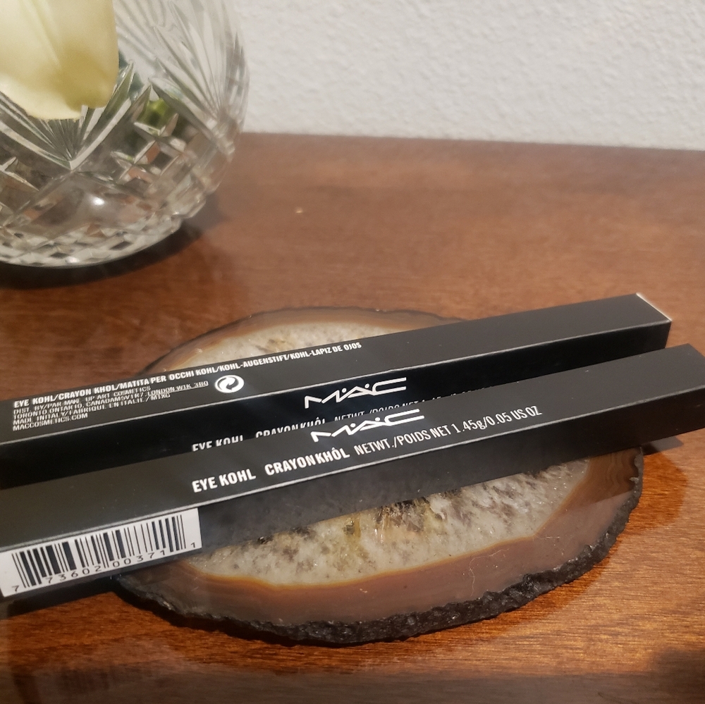 New!~2pcs~MAC Kohl Crayon Eyeliner~Full Size-Black